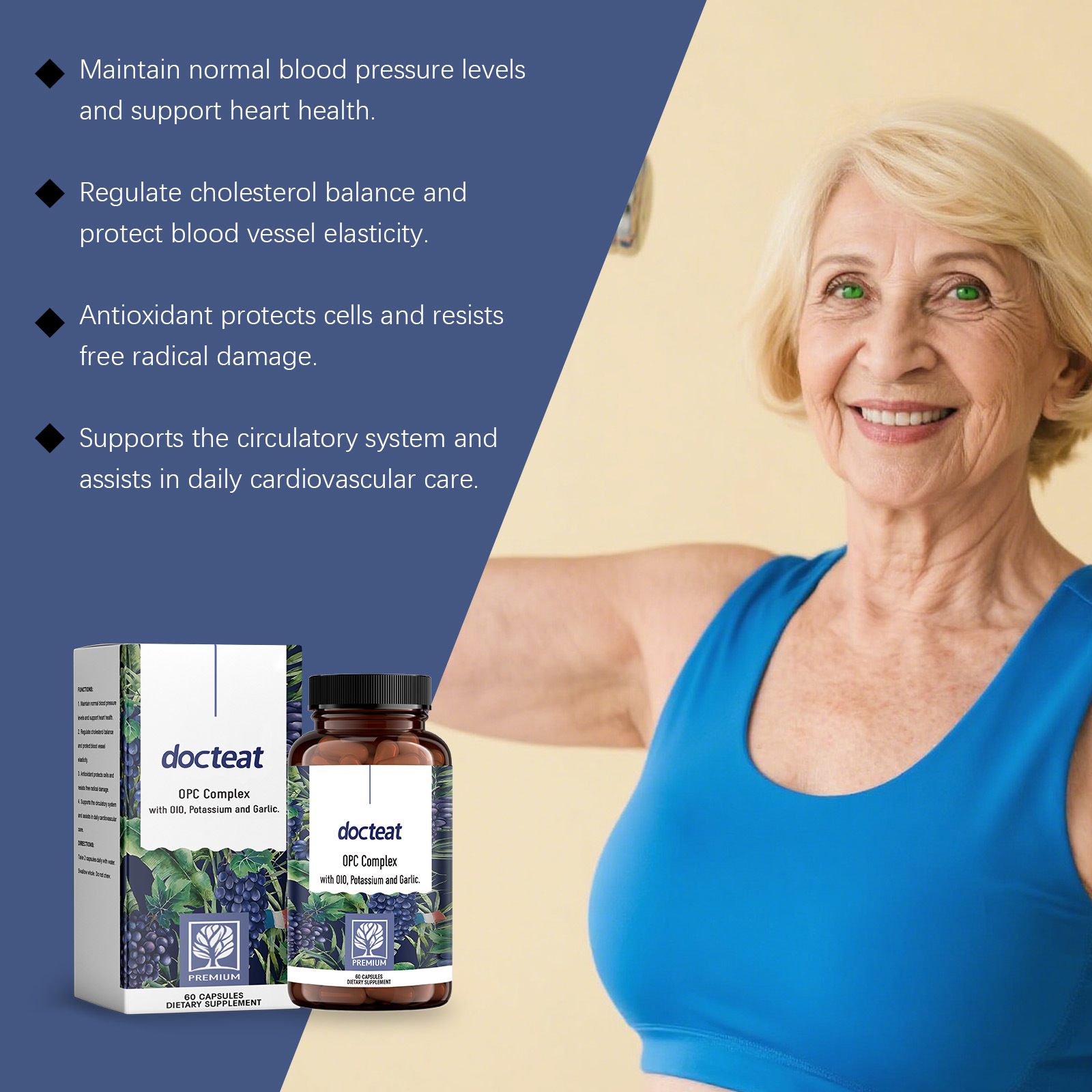 DOCTEAT Cardiovascular Health  – Fitness With Nutrition recenzja i cena