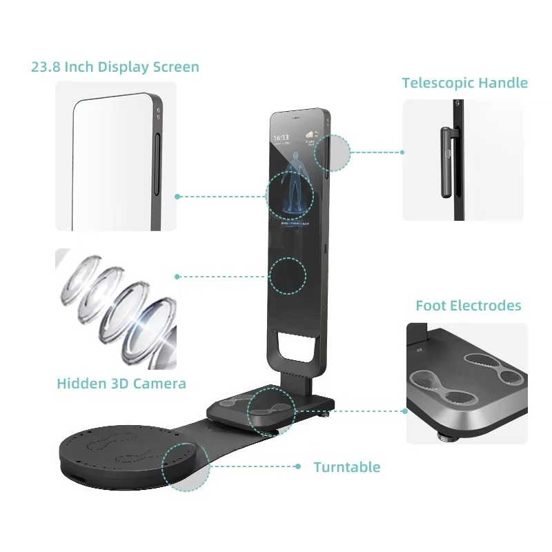 Smart Fitness Mirror Body Scan – Fitness With Nutrition recenzja i cena